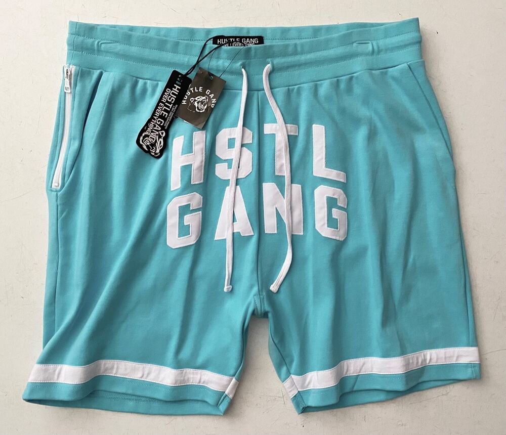 Hustle Gang Over Everything Men's Crawfords Short Bachelor Button 4X